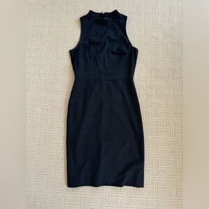 J Crew Dark Grey Suit Dress Size 4 Tall